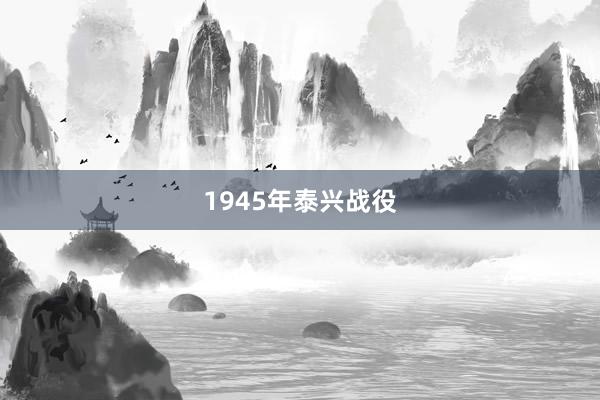 1945年泰兴战役